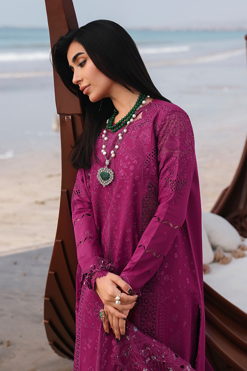 Qalamkar | Sahil Luxury Lawn 26 | SA-01 ZARA by Qalamkar - Designer Dress - Type : Ladies Clothes - Available at Libayah - 100% Original
