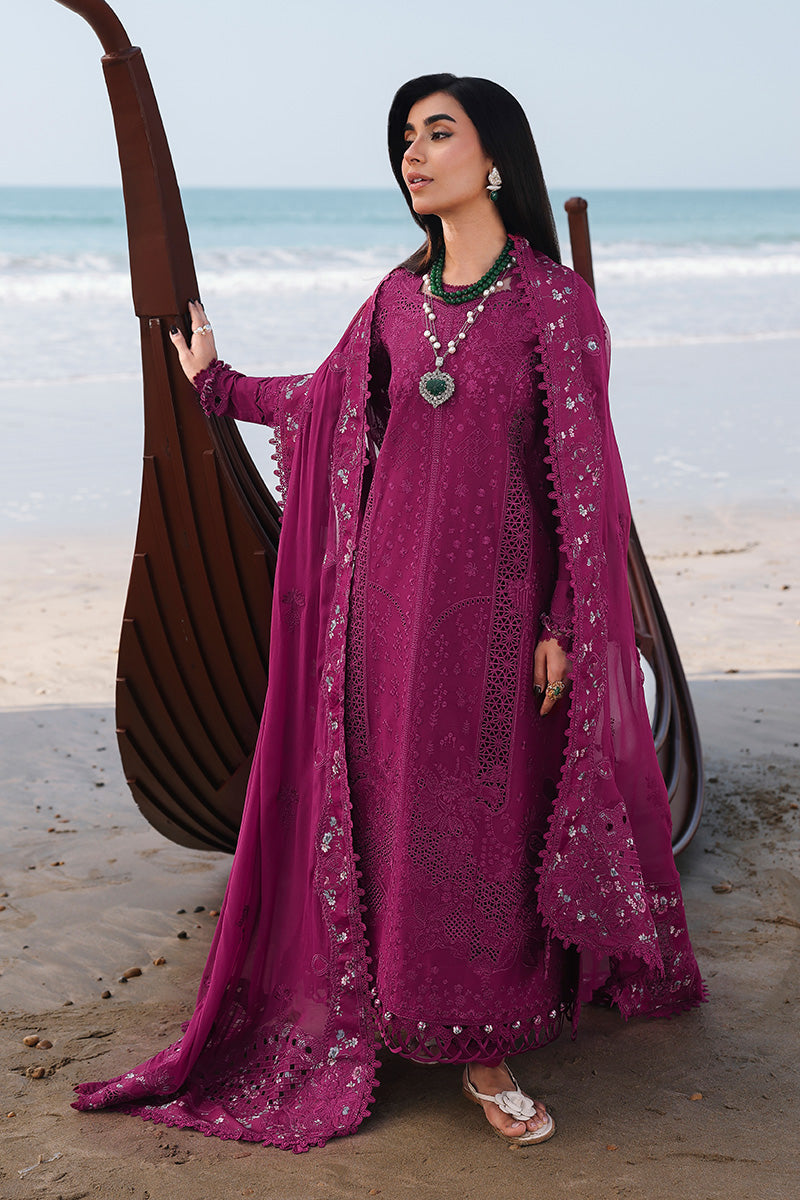Qalamkar | Sahil Luxury Lawn 26 | SA-01 ZARA by Qalamkar - Designer Dress - Type : Ladies Clothes - Available at Libayah - 100% Original