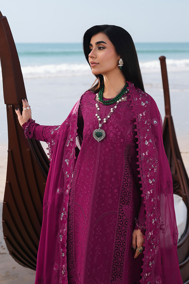 Qalamkar | Sahil Luxury Lawn 26 | SA-01 ZARA by Qalamkar - Designer Dress - Type : Ladies Clothes - Available at Libayah - 100% Original