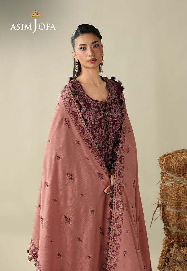 Asim Jofa | Kashmiri Collection 25 | AJULK-06 by Asim Jofa - Designer Dress - Type : Ladies Clothes - Available at Libayah - 100% Original