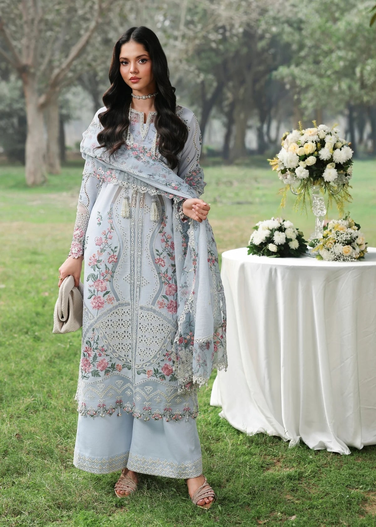 Sardinia | Tales of Petals | MORNING SKY - Designer Dress - Type : Ladies Clothes - Available at Libayah - 100% Original