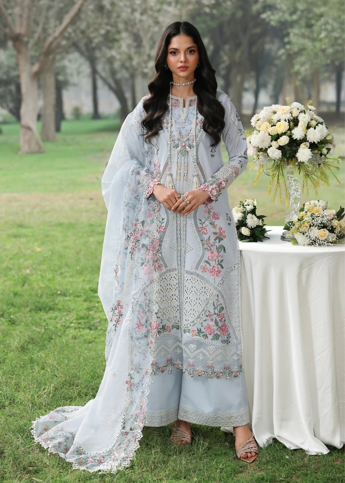 Sardinia | Tales of Petals | MORNING SKY - Designer Dress - Type : Ladies Clothes - Available at Libayah - 100% Original