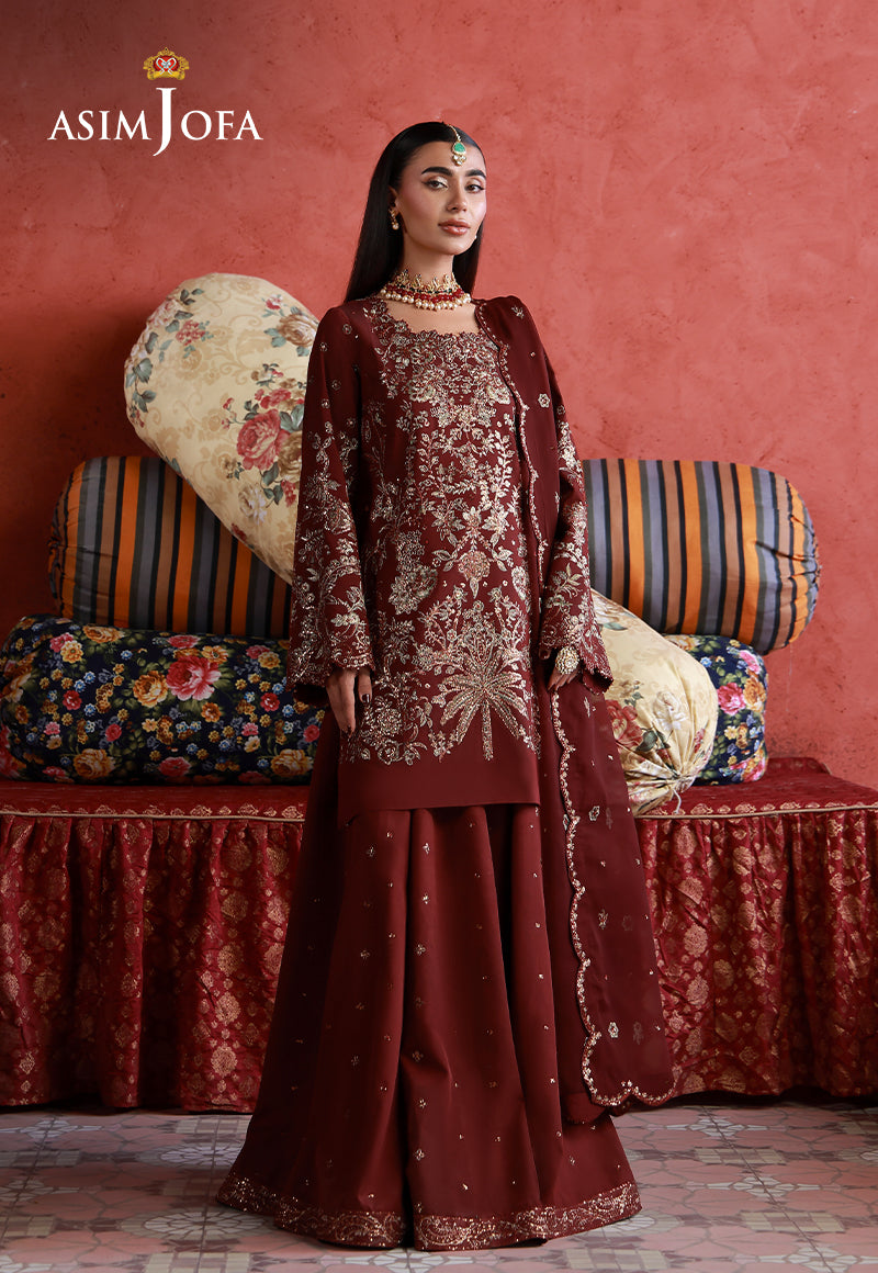 Asim Jofa | Wedding Festive Collection | AJULN-11 by Asim Jofa - Designer Dress - Type : Ladies Clothes - Available at Libayah - 100% Original