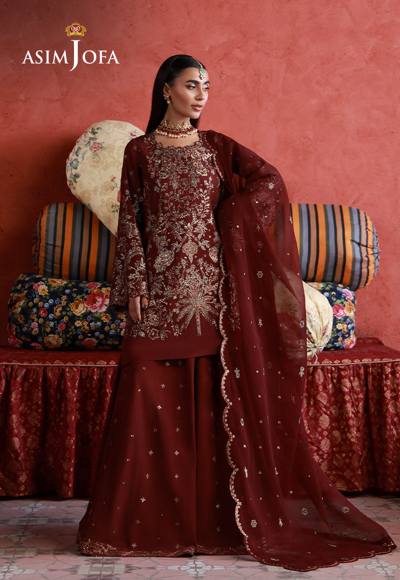 Asim Jofa | Wedding Festive Collection | AJULN-11 by Asim Jofa - Designer Dress - Type : Ladies Clothes - Available at Libayah - 100% Original