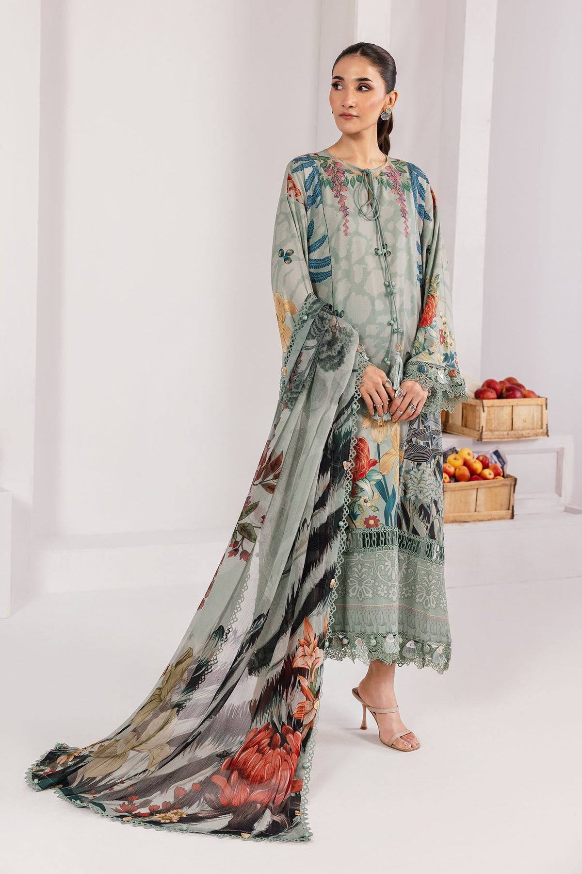 Maria B | Winter Basics 25 | MB-CUS25-1109A by Maria B - Designer Dress - Type : Ladies Clothes - Available at Libayah - 100% Original