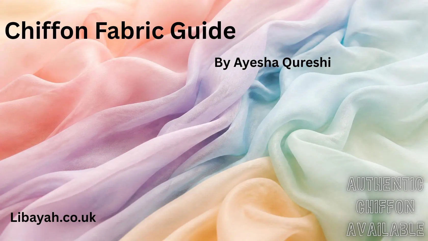  Different chiffon colours in background w