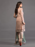 Zainab Chottani | Semi Formals | SALMON PINK AND PISTACHIO GREEN EMBELLISHED OUTFIT by Zainab Chottani - Designer Dress - Type: Ladies Clothes - Available at Libayah - 100% Original