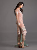 Zainab Chottani | Semi Formals | SALMON PINK AND PISTACHIO GREEN EMBELLISHED OUTFIT by Zainab Chottani - Designer Dress - Type: Ladies Clothes - Available at Libayah - 100% Original