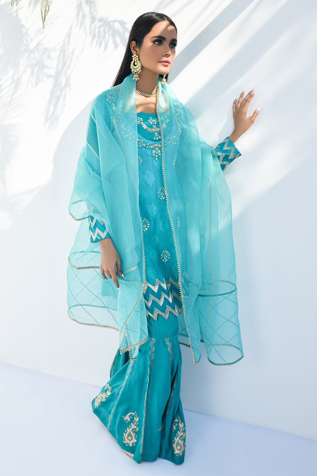 Fatima Khan | Luxury Pret 24 | SEA SHORE by Fatima Khan - Designer Dress - Type: Luxury - Available at Libayah - 100% Original