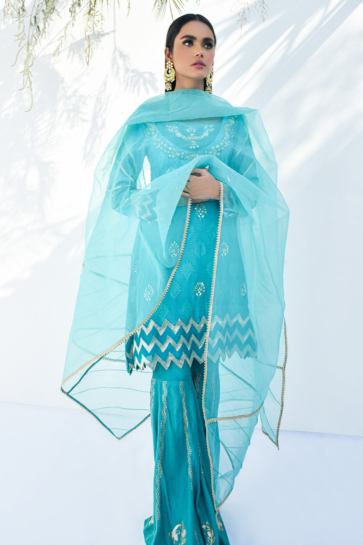 Fatima Khan | Luxury Pret 24 | SEA SHORE by Fatima Khan - Designer Dress - Type: Luxury - Available at Libayah - 100% Original