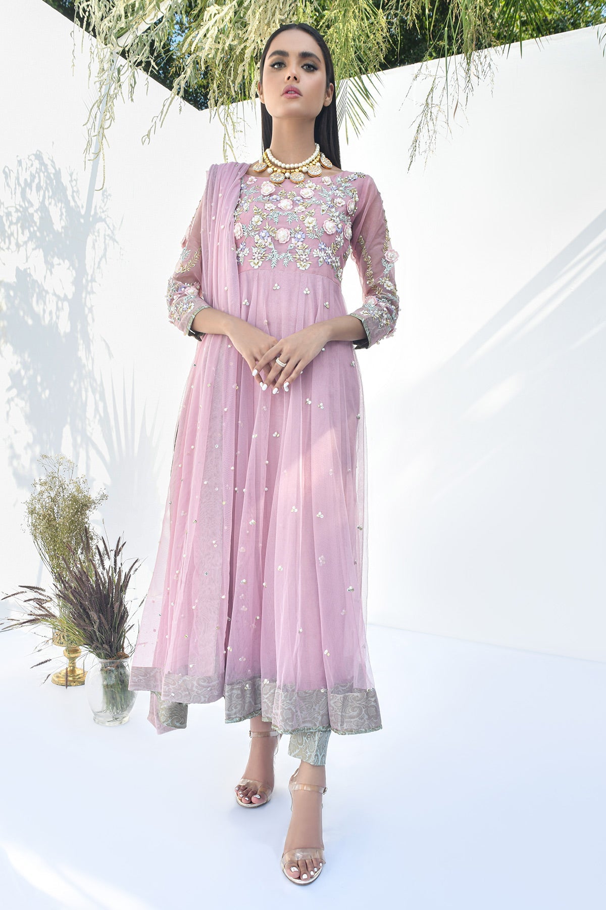 Fatima Khan | Luxury Pret 24 | BALLET PINK by Fatima Khan - Designer Dress - Type: Luxury - Available at Libayah - 100% Original