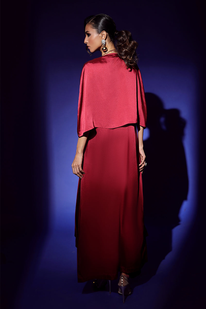 Wardha Saleem | Luxury Pret Fusion Wear | VEGA DRAPE (2PC) by Wardha Saleem - Designer Dress - Type: Ladies Clothes - Available at Libayah - 100% Original