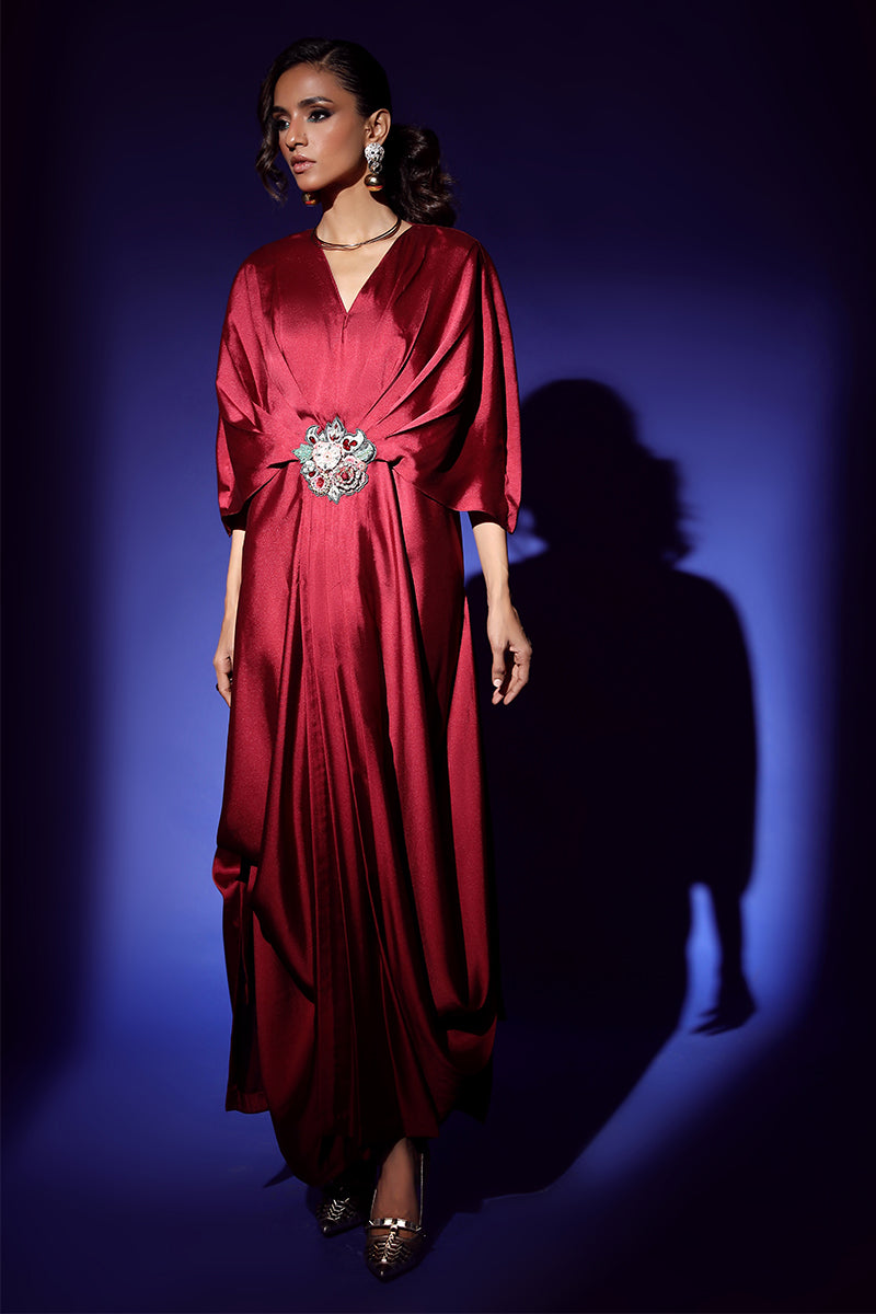 Wardha Saleem | Luxury Pret Fusion Wear | VEGA DRAPE (2PC) by Wardha Saleem - Designer Dress - Type: Ladies Clothes - Available at Libayah - 100% Original