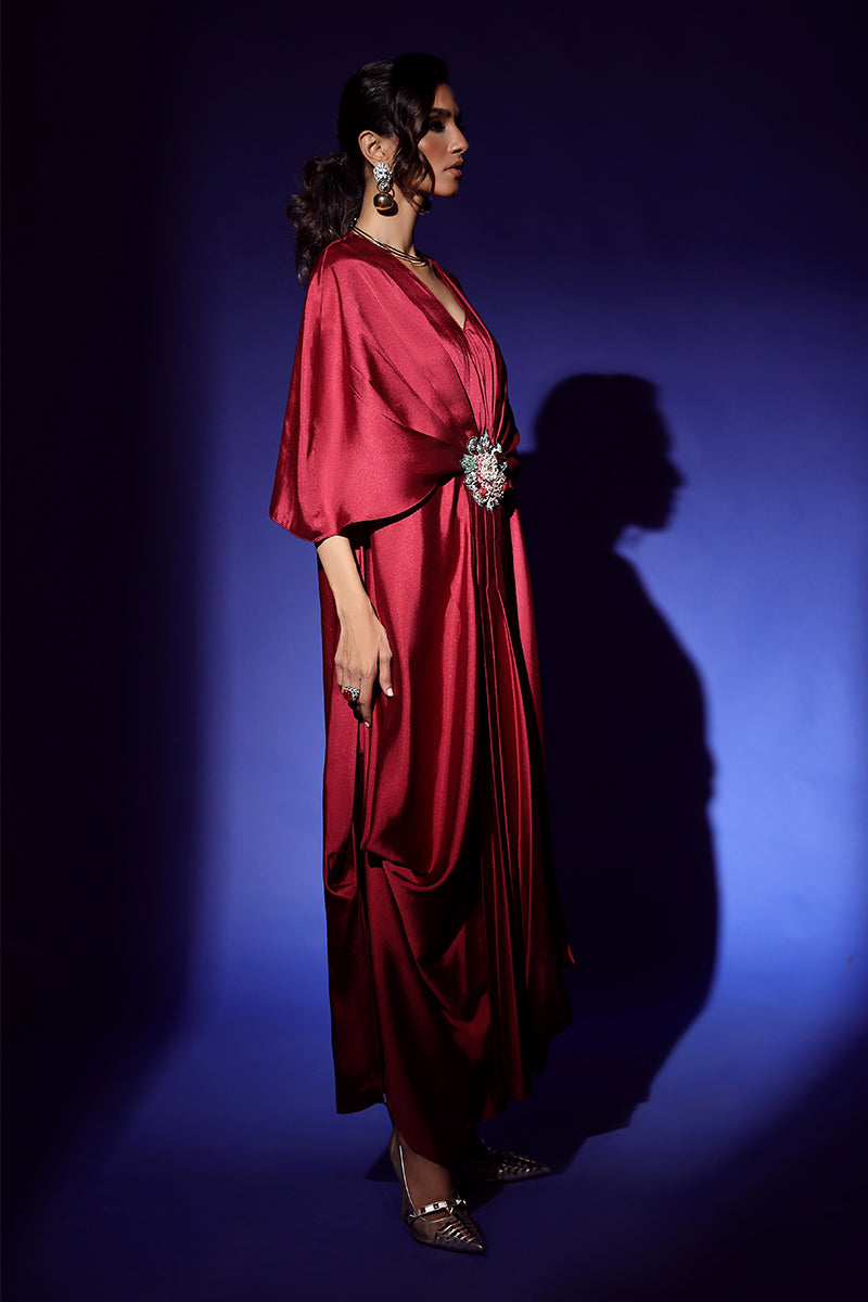 Wardha Saleem | Luxury Pret Fusion Wear | VEGA DRAPE (2PC) by Wardha Saleem - Designer Dress - Type: Ladies Clothes - Available at Libayah - 100% Original