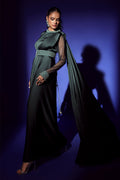 Wardha Saleem | Luxury Pret Fusion Wear | ZEPHYR SAREE DRAPE WITH BELT (2PC) by Wardha Saleem - Designer Dress - Type: Ladies Clothes - Available at Libayah - 100% Original