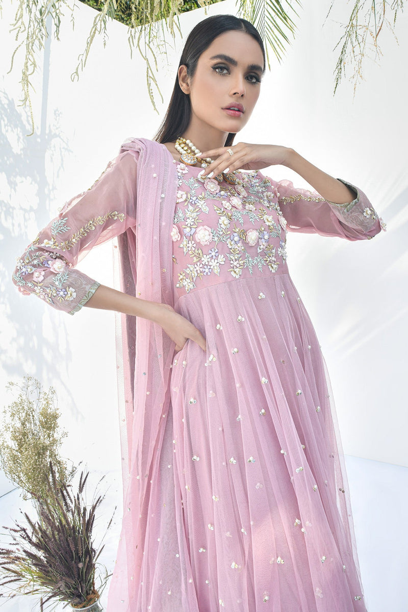Fatima Khan | Best Sellers 24 | BALLET PINK by Fatima Khan - Designer Dress - Type: Luxury - Available at Libayah - 100% Original