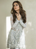 Zainab Chottani | Semi Formals | ASH WHITE AND TEA PINK by Zainab Chottani - Designer Dress - Type: Ladies Clothes - Available at Libayah - 100% Original