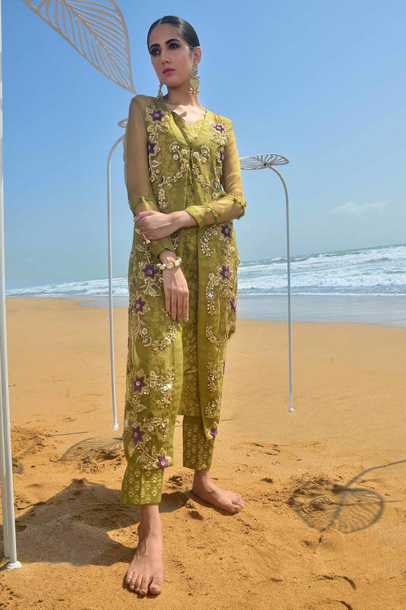 Fatima Khan | Luxury Pret 24 | HENNA by Fatima Khan - Designer Dress - Type: Luxury - Available at Libayah - 100% Original