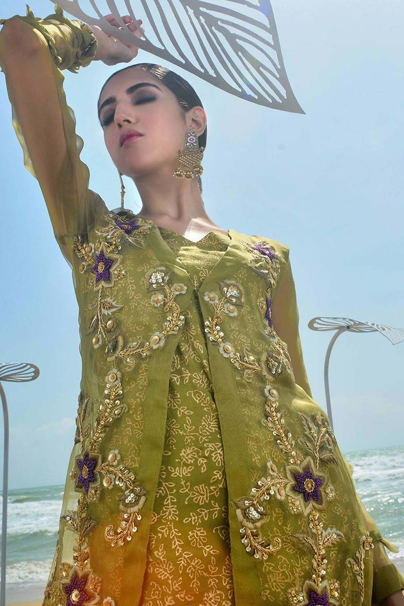 Fatima Khan | Luxury Pret 24 | HENNA by Fatima Khan - Designer Dress - Type: Luxury - Available at Libayah - 100% Original