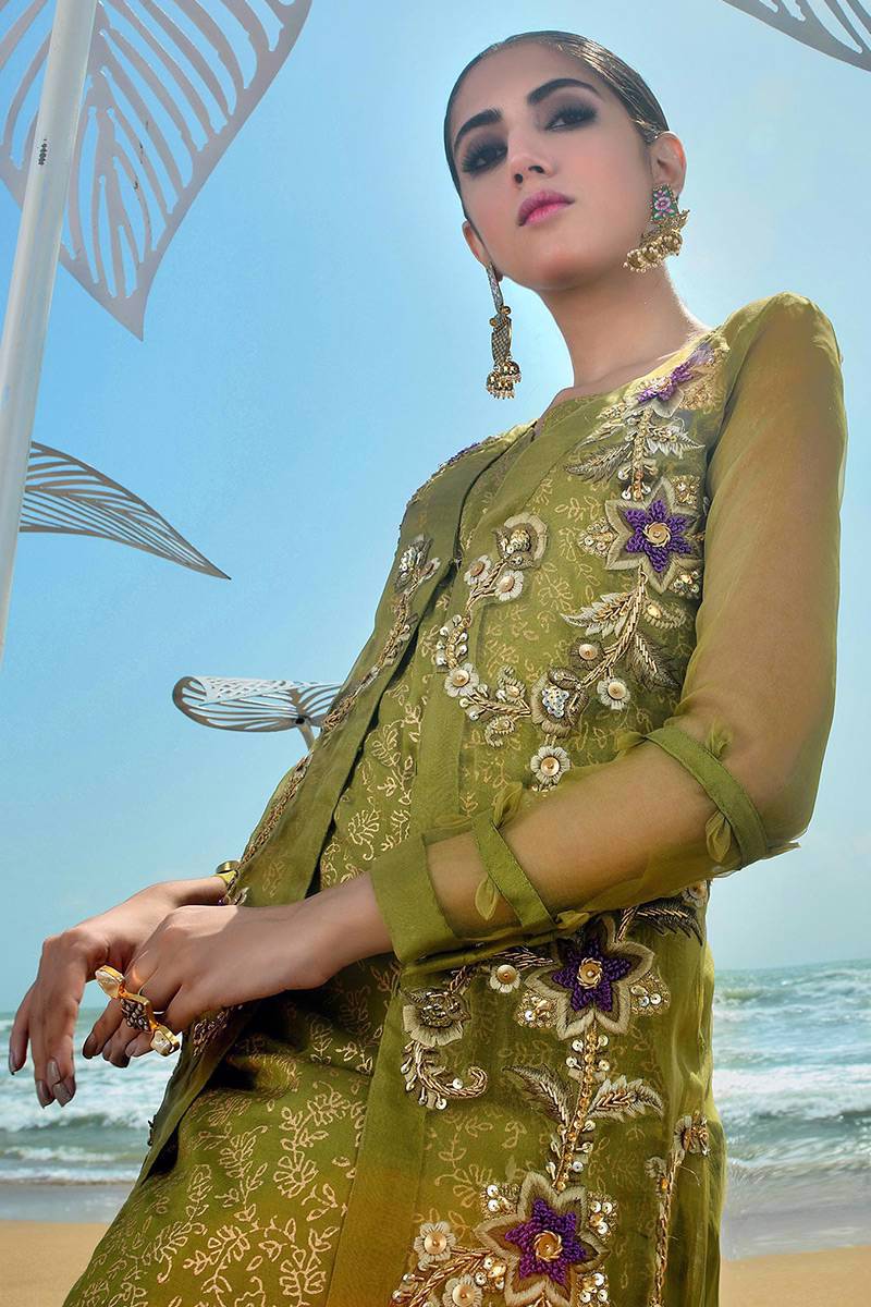 Fatima Khan | Luxury Pret 24 | HENNA by Fatima Khan - Designer Dress - Type: Luxury - Available at Libayah - 100% Original