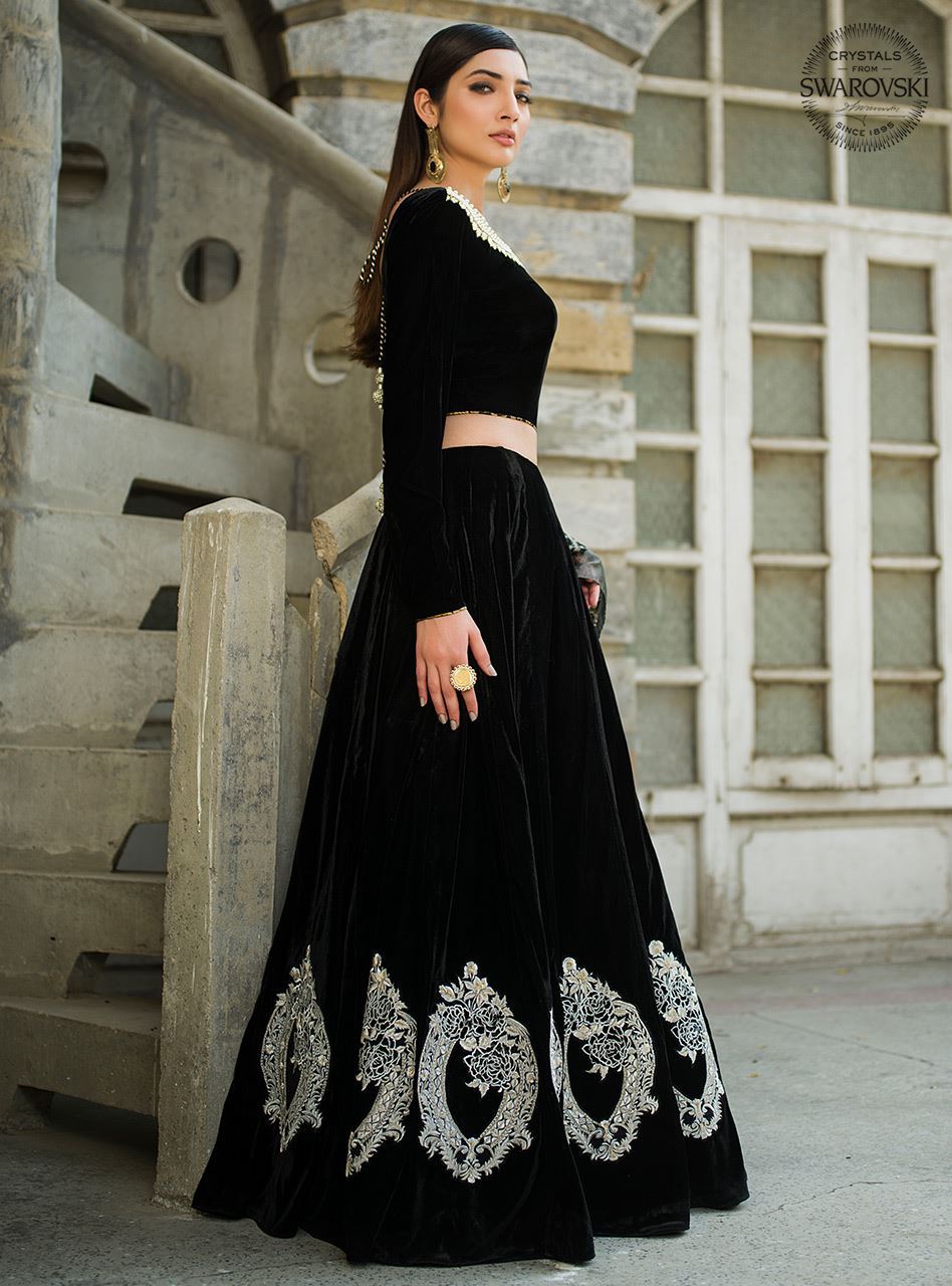 Zainab Chottani | Semi Formals | JET DIAMOND by Zainab Chottani - Designer Dress - Type: Ladies Clothes - Available at Libayah - 100% Original