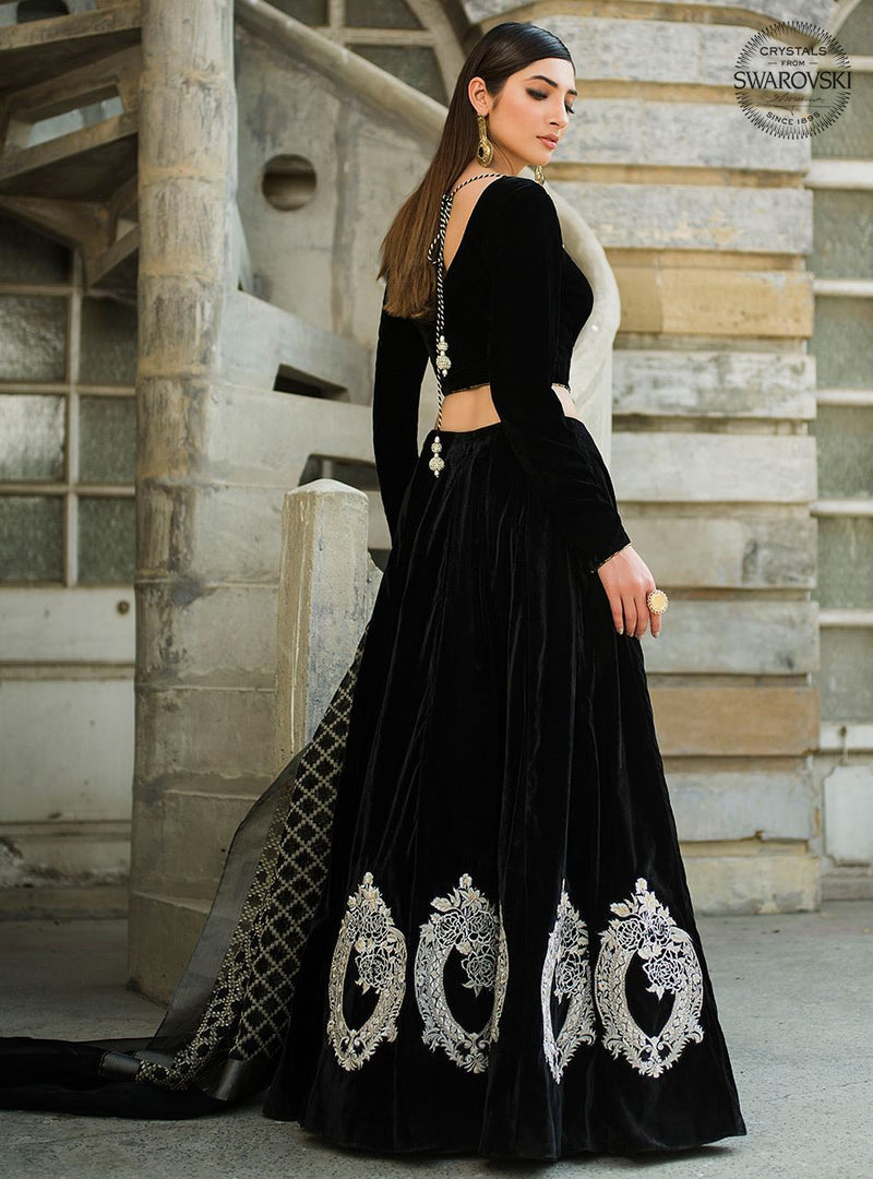 Zainab Chottani | Semi Formals | JET DIAMOND by Zainab Chottani - Designer Dress - Type: Ladies Clothes - Available at Libayah - 100% Original