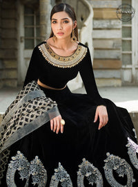 Zainab Chottani | Semi Formals | JET DIAMOND by Zainab Chottani - Designer Dress - Type: Ladies Clothes - Available at Libayah - 100% Original