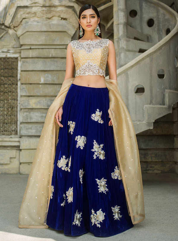 Zainab Chottani | Semi Formals | VELVET CRUSH by Zainab Chottani - Designer Dress - Type: Ladies Clothes - Available at Libayah - 100% Original