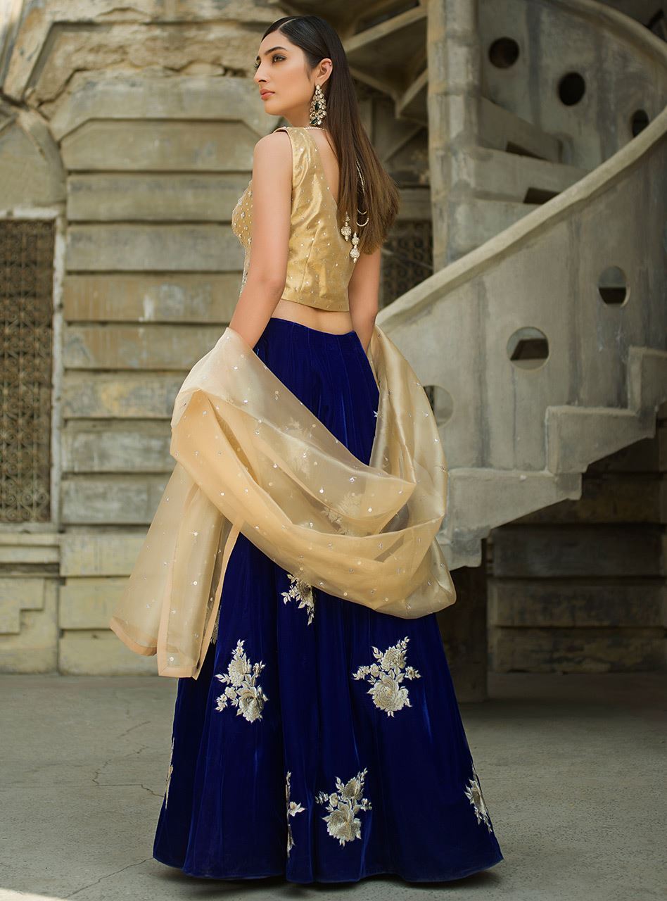 Zainab Chottani | Semi Formals | VELVET CRUSH by Zainab Chottani - Designer Dress - Type: Ladies Clothes - Available at Libayah - 100% Original