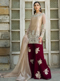 Zainab Chottani | Semi Formals | CREME LA NUDE by Zainab Chottani - Designer Dress - Type: Ladies Clothes - Available at Libayah - 100% Original