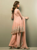 Zainab Chottani | Semi Formals | SALMON PINK ANGRAKHA by Zainab Chottani - Designer Dress - Type: Ladies Clothes - Available at Libayah - 100% Original