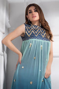 Fatima Khan | Luxury Pret 24 | DAZZLING BLUE by Fatima Khan - Designer Dress - Type: Luxury - Available at Libayah - 100% Original