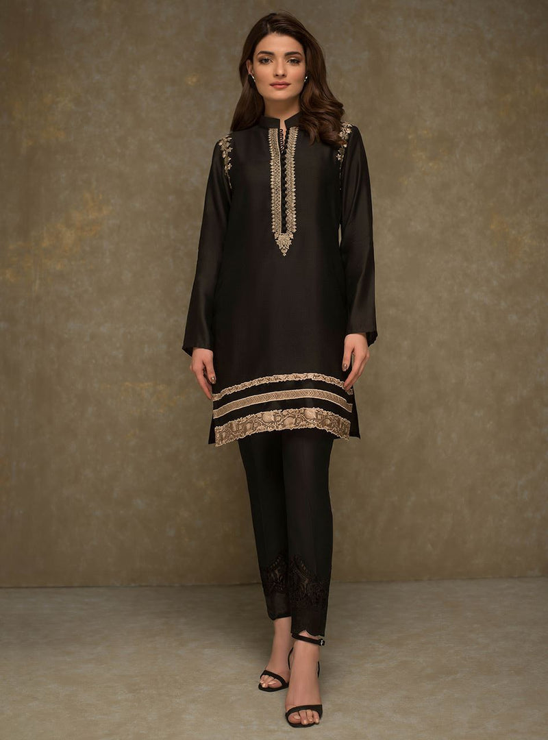 Zainab Chottani | Casual Pret | BLACK JASPER by Zainab Chottani - Designer Dress - Type: Casuals - Available at Libayah - 100% Original