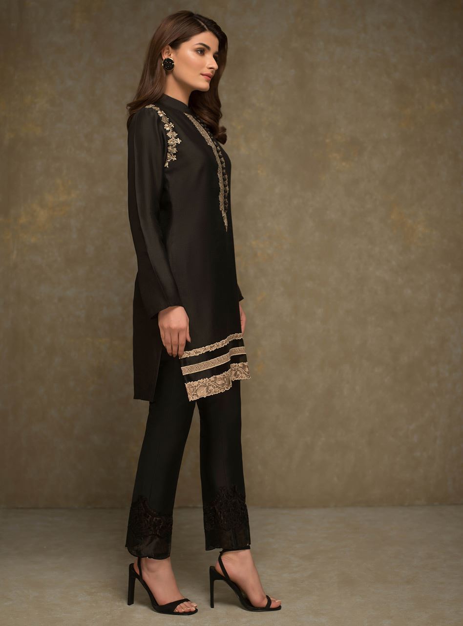 Zainab Chottani | Casual Pret | BLACK JASPER by Zainab Chottani - Designer Dress - Type: Casuals - Available at Libayah - 100% Original