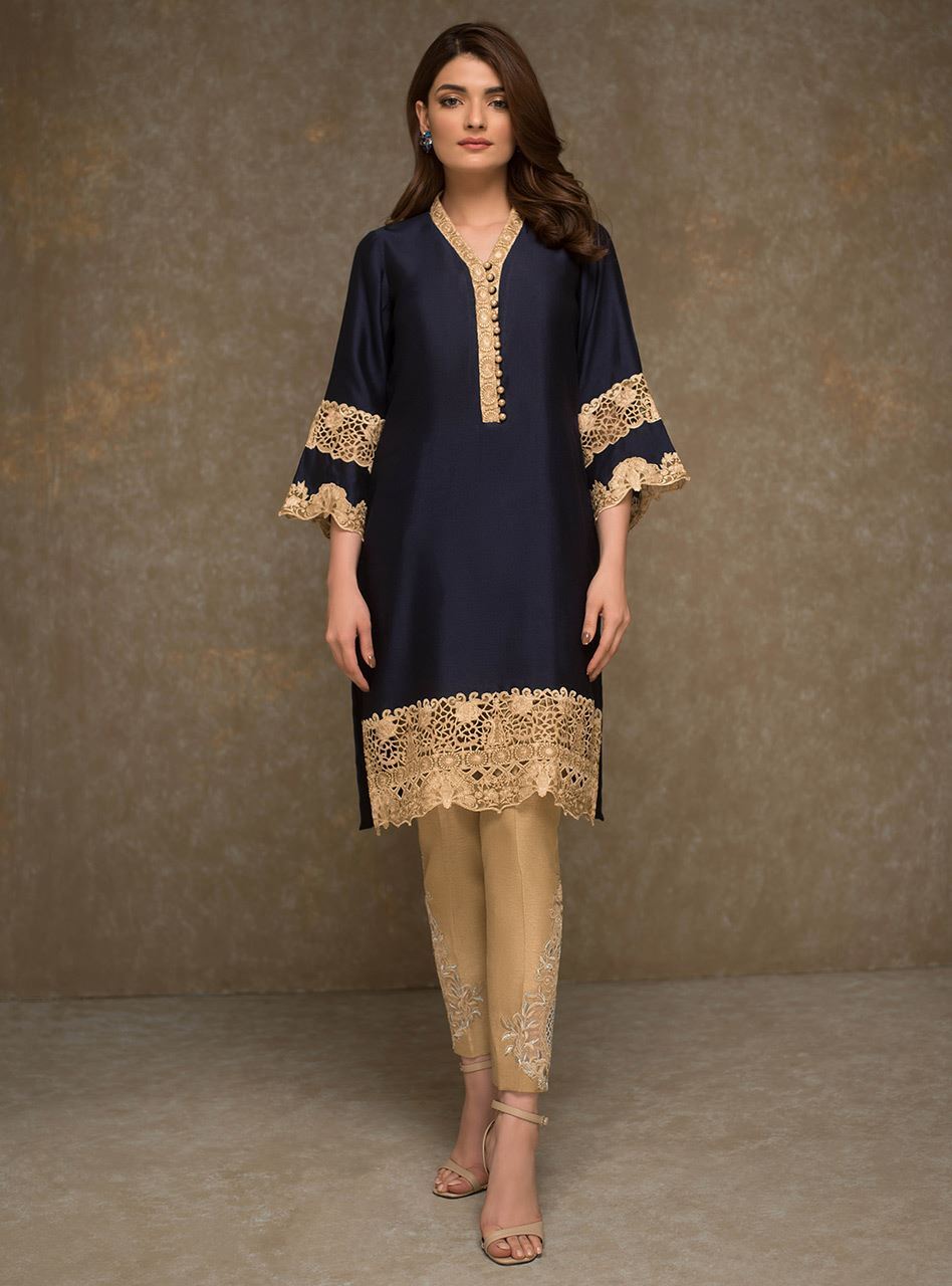 Zainab Chottani | Luxury Pret | MAJESTIC MAZARINE by Zainab Chottani - Designer Dress - Type: Ladies Clothes - Available at Libayah - 100% Original
