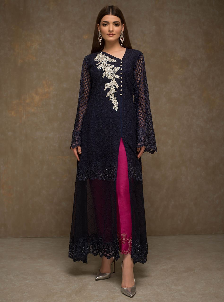 Zainab Chottani | Luxury Pret | CELESTIAL BLUE by Zainab Chottani - Designer Dress - Type: Ladies Clothes - Available at Libayah - 100% Original