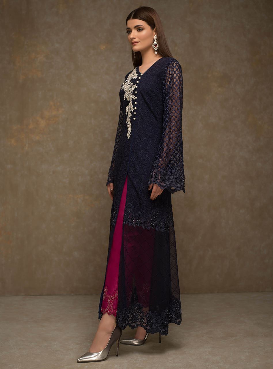 Zainab Chottani | Luxury Pret | CELESTIAL BLUE by Zainab Chottani - Designer Dress - Type: Ladies Clothes - Available at Libayah - 100% Original