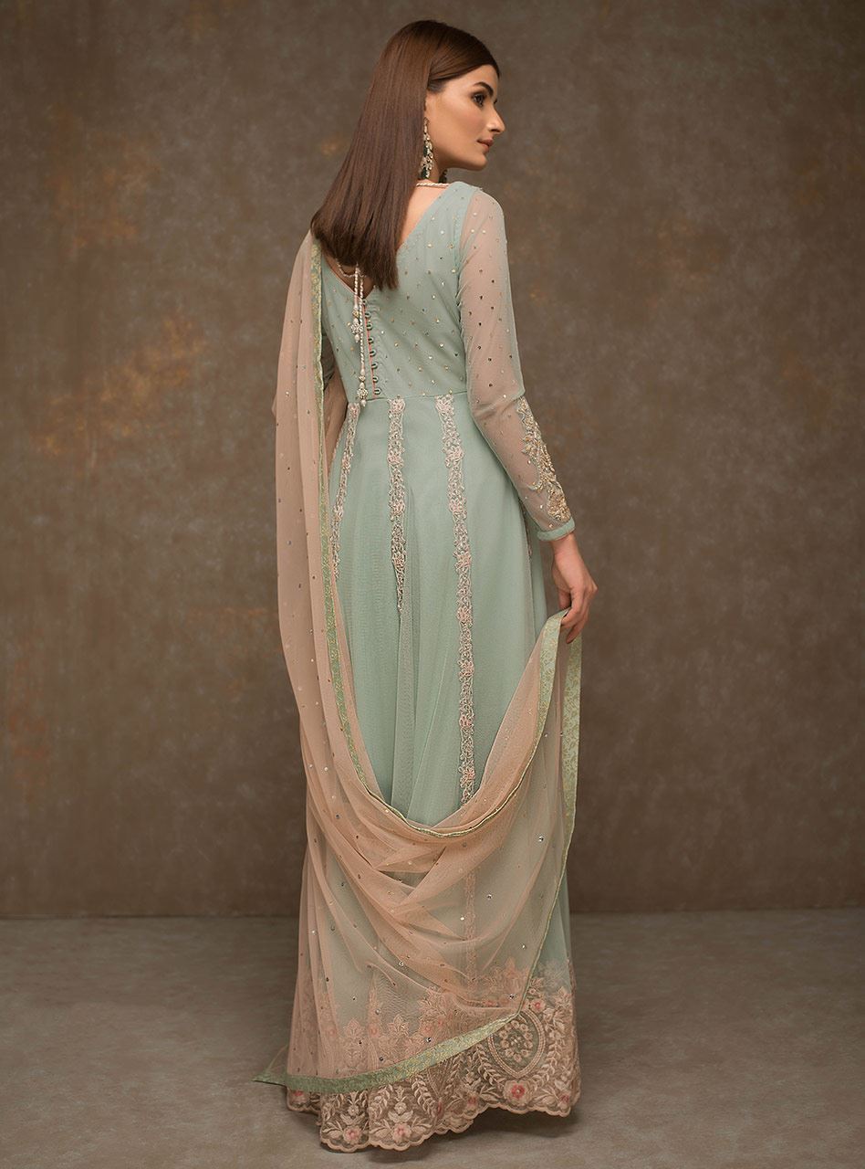 Zainab Chottani | Semi Formals | MINT CRUSH by Zainab Chottani - Designer Dress - Type: Ladies Clothes - Available at Libayah - 100% Original