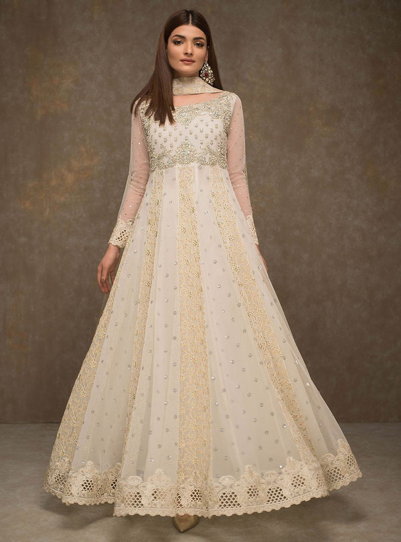Zainab Chottani | Semi Formals | PEARL OPULENCE by Zainab Chottani - Designer Dress - Type: Ladies Clothes - Available at Libayah - 100% Original