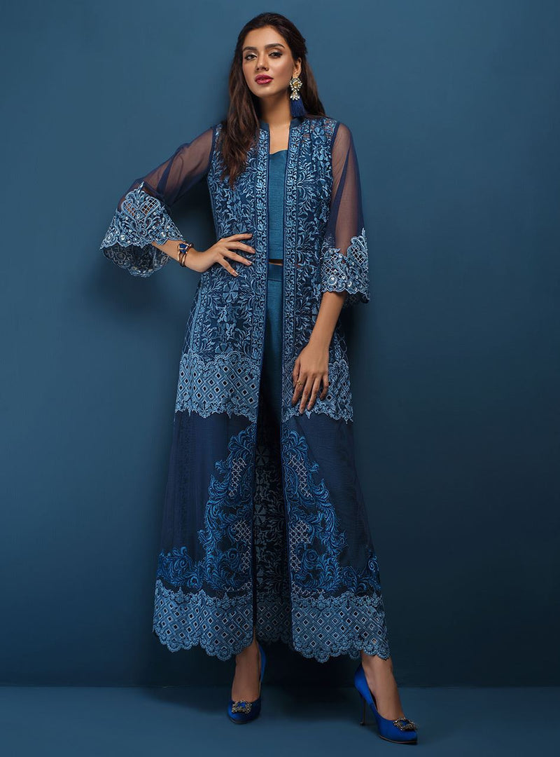 Zainab Chottani | Luxury Pret | MIDNIGHT SYMPHONY by Zainab Chottani - Designer Dress - Type: Ladies Clothes - Available at Libayah - 100% Original