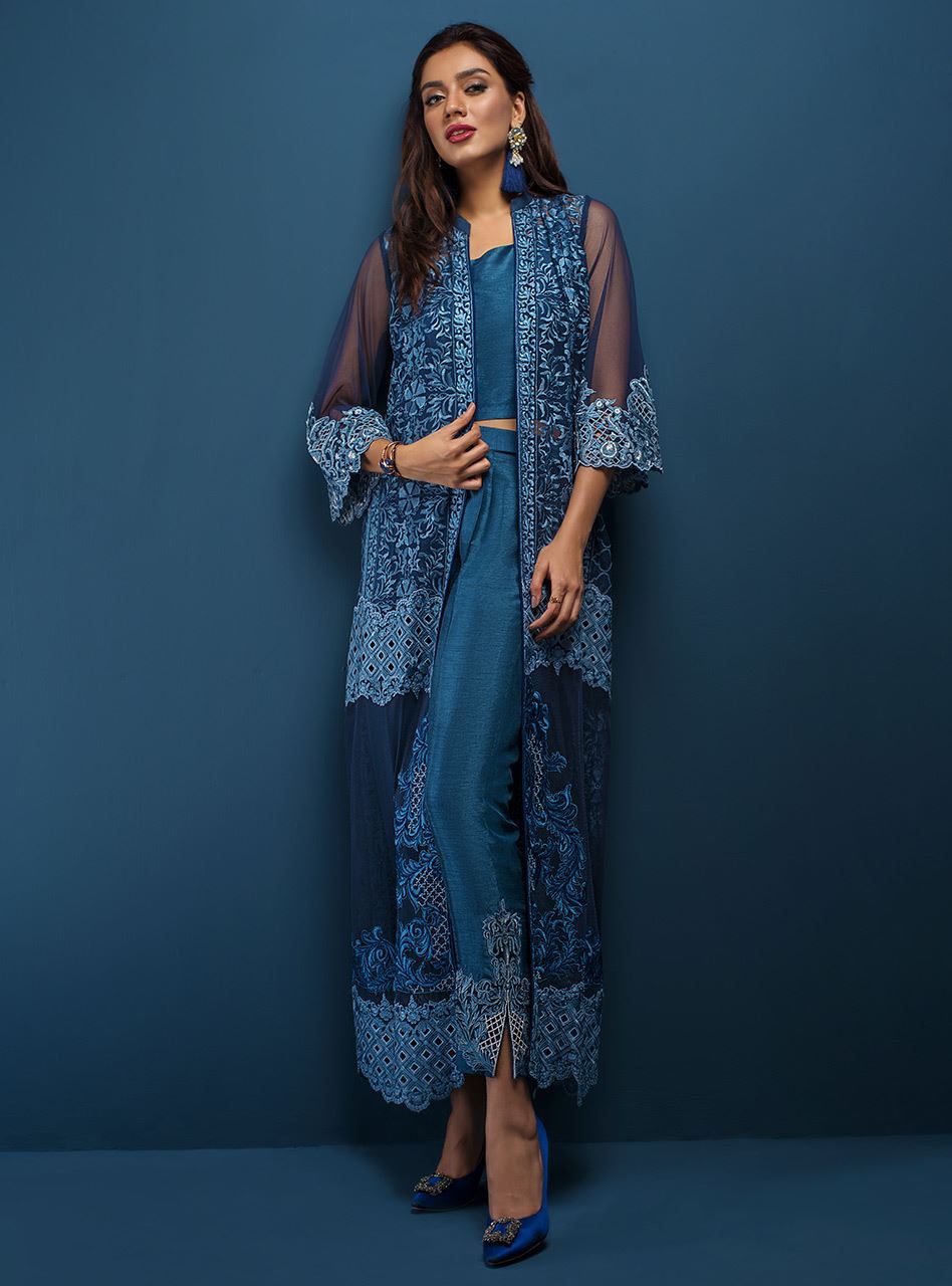 Zainab Chottani | Luxury Pret | MIDNIGHT SYMPHONY by Zainab Chottani - Designer Dress - Type: Ladies Clothes - Available at Libayah - 100% Original