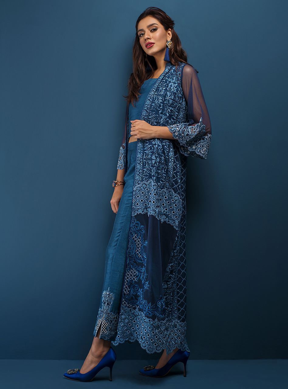 Zainab Chottani | Luxury Pret | MIDNIGHT SYMPHONY by Zainab Chottani - Designer Dress - Type: Ladies Clothes - Available at Libayah - 100% Original