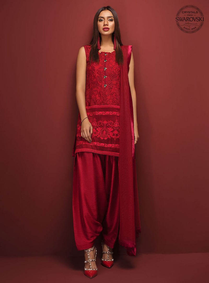 Zainab Chottani | Luxury Pret | RED OXIDE by Zainab Chottani - Designer Dress - Type: Ladies Clothes - Available at Libayah - 100% Original