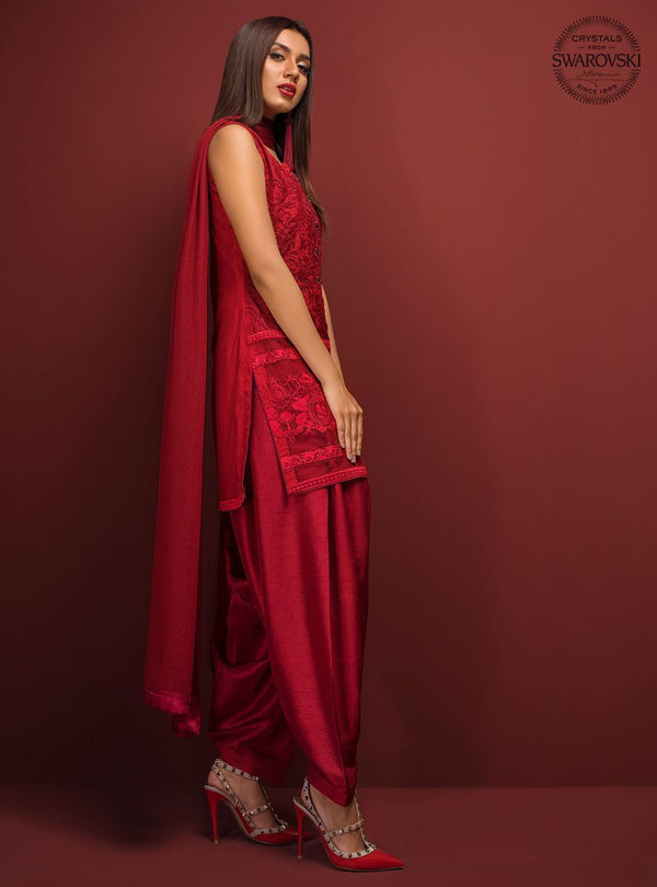 Zainab Chottani | Luxury Pret | RED OXIDE by Zainab Chottani - Designer Dress - Type: Ladies Clothes - Available at Libayah - 100% Original