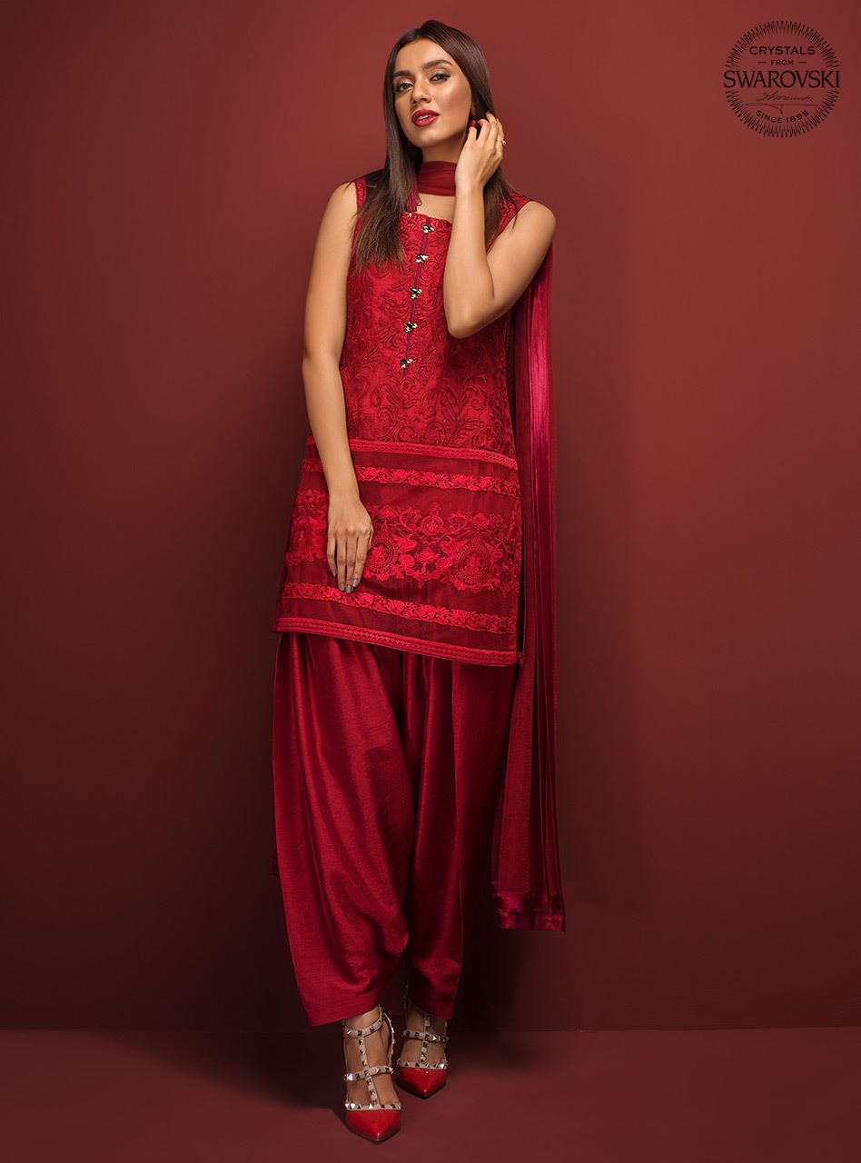 Zainab Chottani | Luxury Pret | RED OXIDE by Zainab Chottani - Designer Dress - Type: Ladies Clothes - Available at Libayah - 100% Original