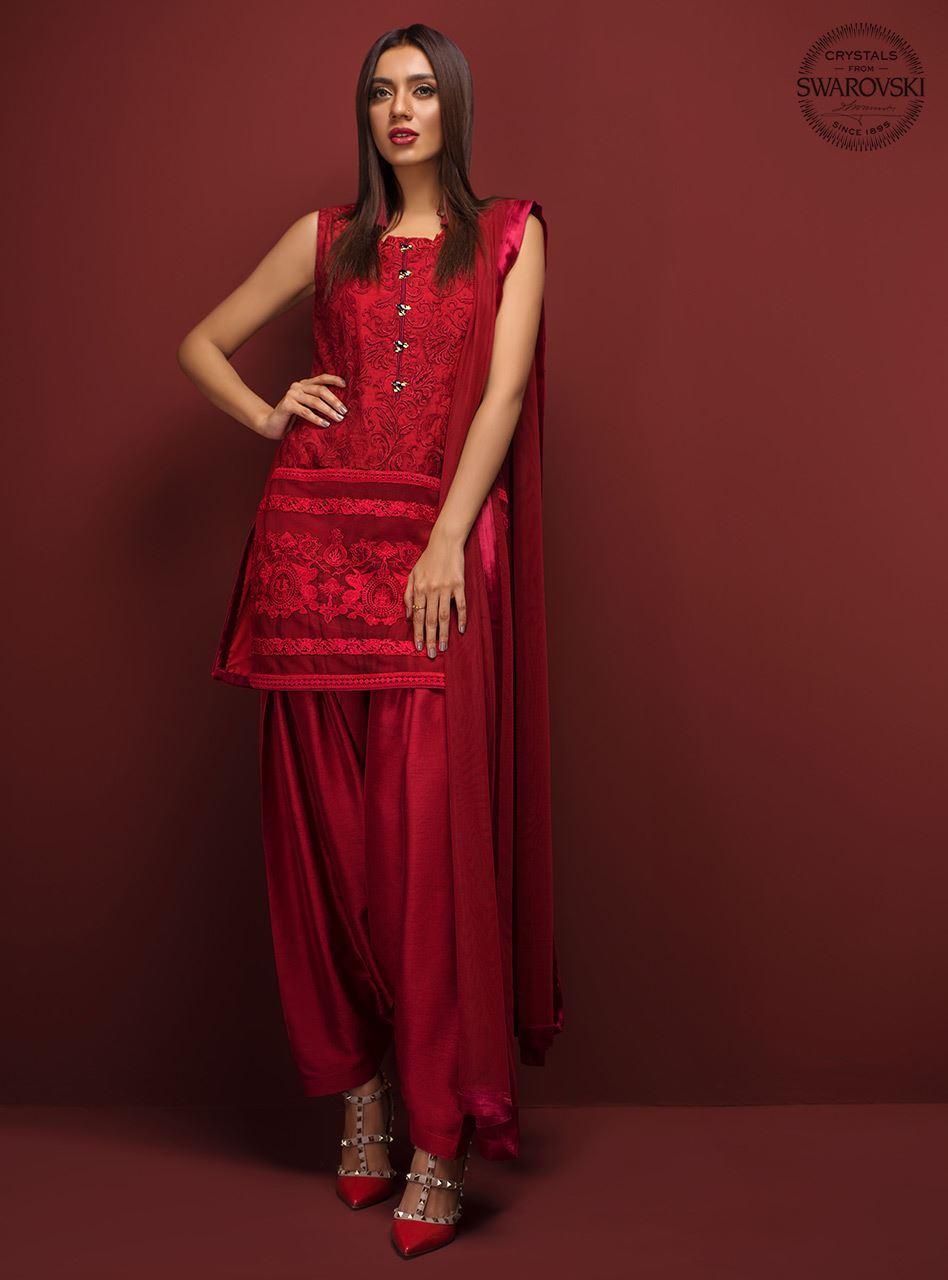 Zainab Chottani | Luxury Pret | RED OXIDE by Zainab Chottani - Designer Dress - Type: Ladies Clothes - Available at Libayah - 100% Original