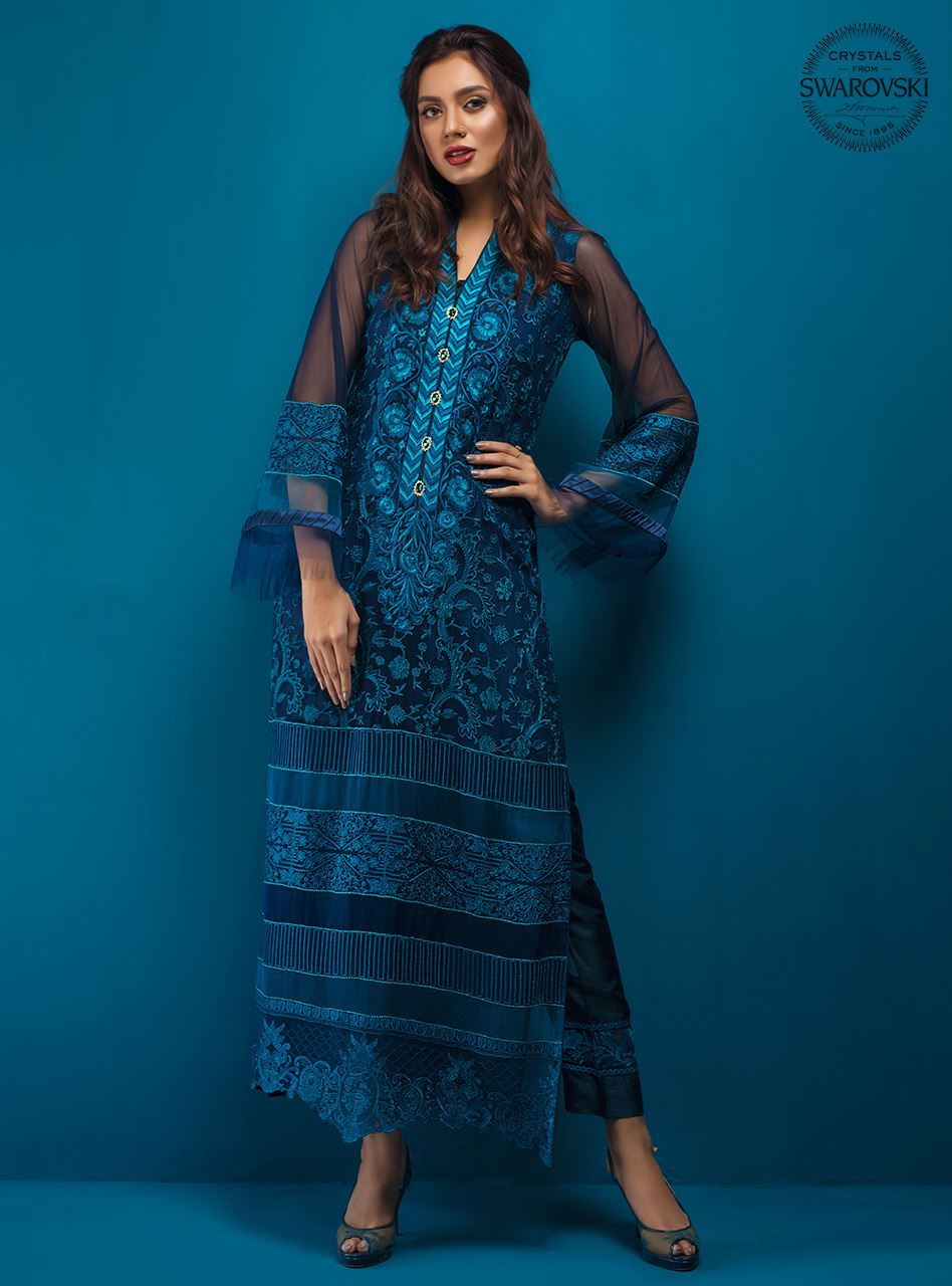 Zainab Chottani | Luxury Pret | TIMELESS TEAL by Zainab Chottani - Designer Dress - Type: Ladies Clothes - Available at Libayah - 100% Original