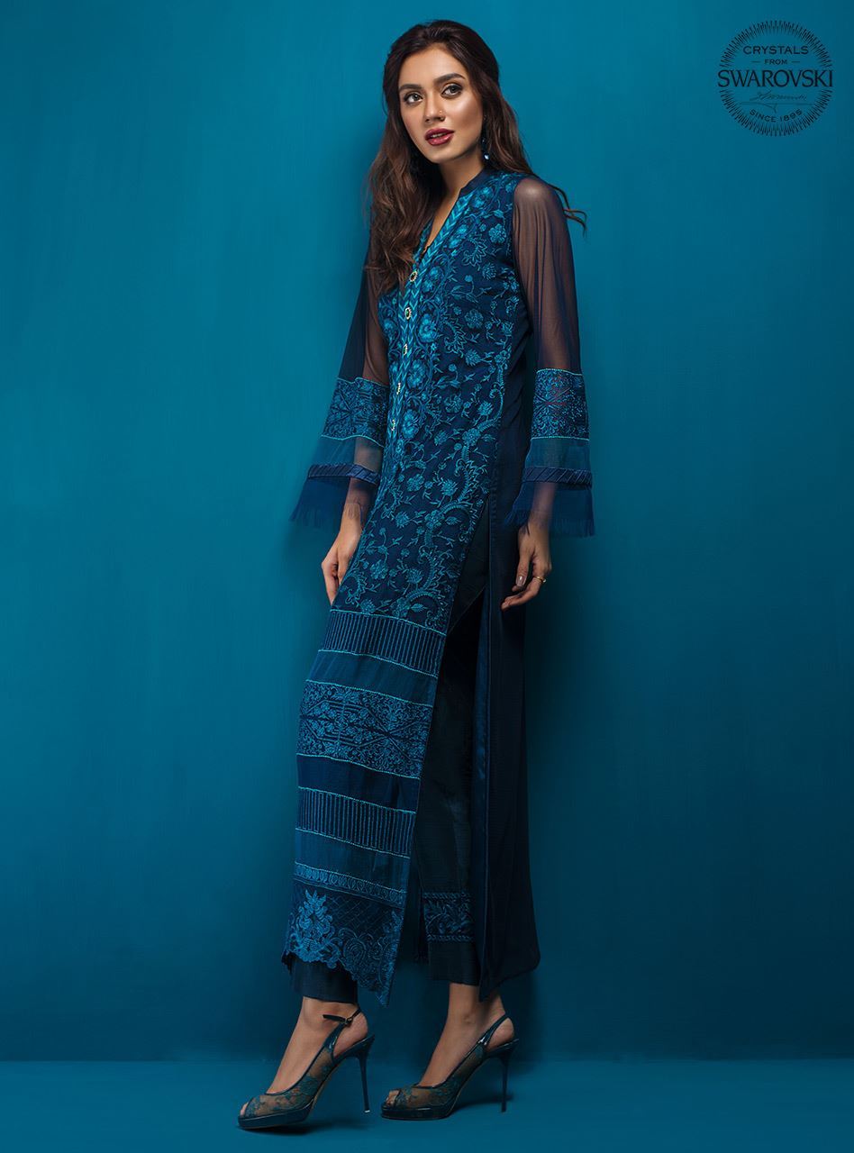 Zainab Chottani | Luxury Pret | TIMELESS TEAL by Zainab Chottani - Designer Dress - Type: Ladies Clothes - Available at Libayah - 100% Original