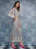 Zainab Chottani | Semi Formals | SILVER ILLUSION by Zainab Chottani - Designer Dress - Type: Ladies Clothes - Available at Libayah - 100% Original