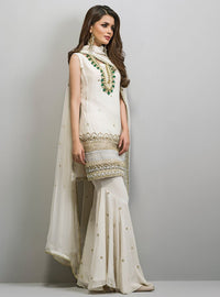 Zainab Chottani | Semi Formals | ANGELIC IVOIRE by Zainab Chottani - Designer Dress - Type: Ladies Clothes - Available at Libayah - 100% Original
